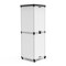Luxor Modular Classroom Bookshelf - Narrow Stacked Modules with Casters and Tabletop MBSCB06 - alternate 2